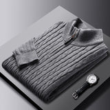 Eight Loose Men's Casual Sweater Coat