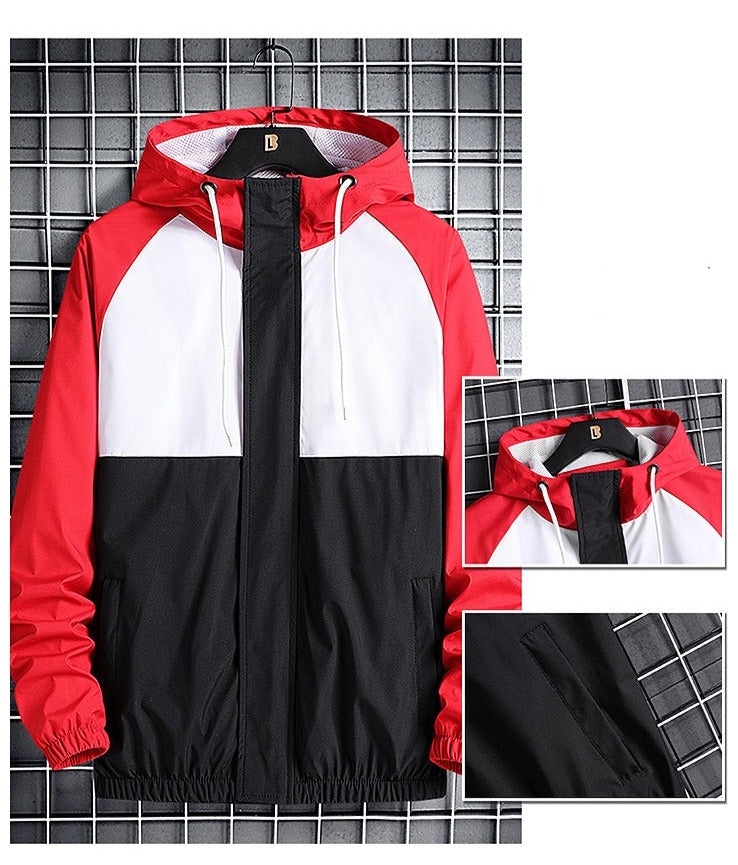 Hooded Solid Color Coat Casual Jacket - Minihomy