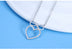 Heart-shaped Bow Zircon Pendant Clavicle Chain Jewelry Necklace - Minihomy