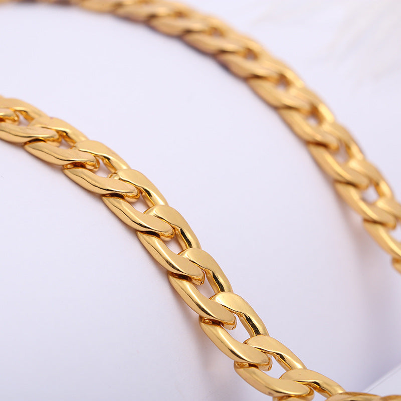 Necklace NK Chain Plated 18K Gold Necklace Men's - Minihomy