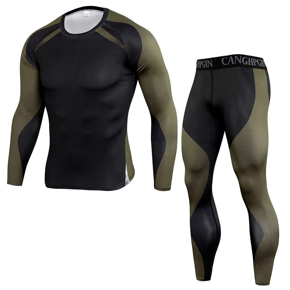 Men's PRO Tight Fitness Sports Training Suit Stretch - Minihomy