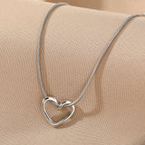 Niche Hollow Heart Necklace For Women: Elegant Love in Every Detail