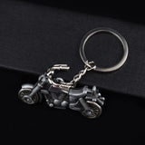 Simulation Retro 3D Motorcycle Keychain