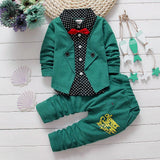 Spring Autumn Tracksuit Baby Boys Kid Long Sleeve Gentleman Suits