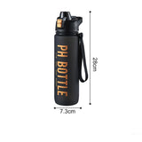 Large Capacity Water Bottle for Men - Leakproof & Reusable Plastic Bottle