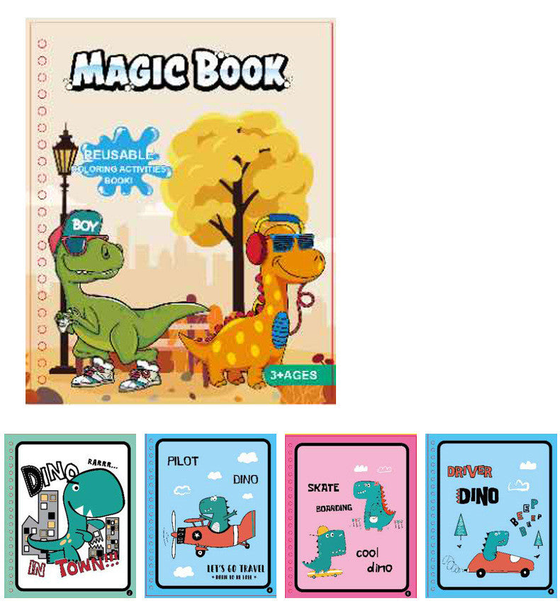 Magic Water Painting Book for Kids: Coloring & Activity Book