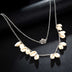 Alloy Flower Shell Necklace - Minihomy