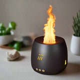 Flame Aroma Diffuser | Cool Mist Humidifier with LED Essential Oil Lamp - Minihomy