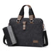 Men's Business Casual Oxford Cloth Handheld One Shoulder Canvas Briefcase - Minihomy