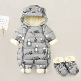 Baby winter white down jacket - Minihomy