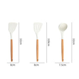 Fashionable and Simple Silicone Kitchen Spatula Spoon Cooking Cookware Set