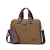 Men's Business Casual Oxford Cloth Handheld One Shoulder Canvas Briefcase - Minihomy