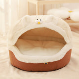 Winter Warm Cat Bed Comfortable Cute Basket For Cats Cozy Kitten Lounger Cushion