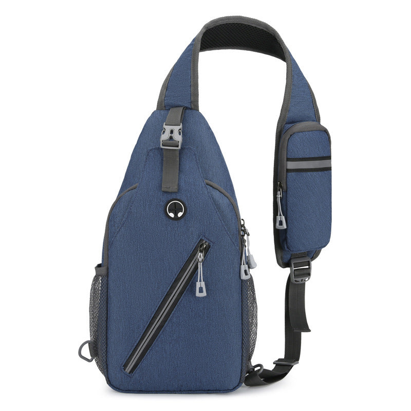 Men's Canvas Crossbody Bag - Multifunctional Chest Bag for Men