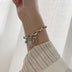 925 Sterling Silver Vintage Bracelet Women's Ins Chic Pony Coin Bracelet - Minihomy