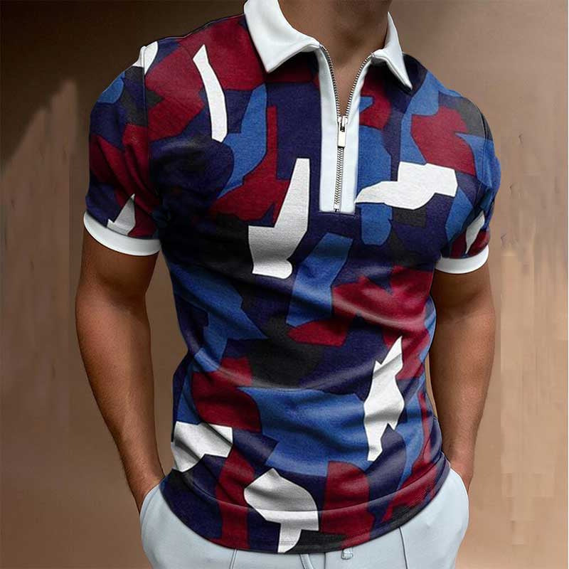 Men's Polo Shirt Men Solid Polo Shirts Brand Men Short-Sleeved Shirt