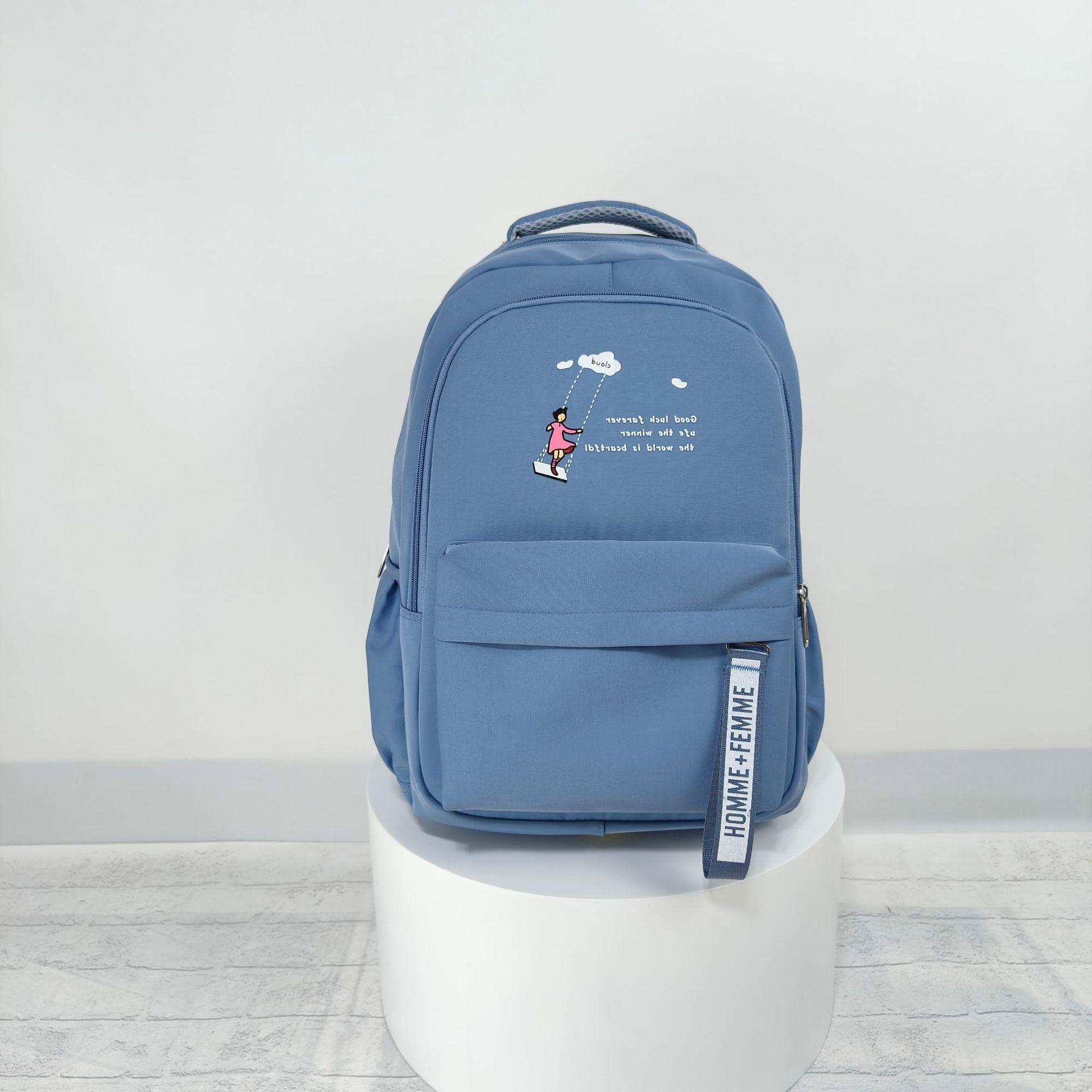 Large Capacity School Backpack: Casual & Multi-Functional