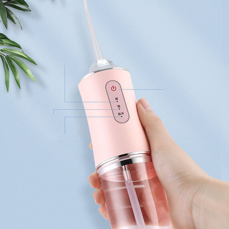 3 Modes Oral Irrigator - Portable USB Rechargeable Dental Water Flosser - Minihomy