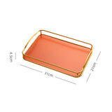 Household Rectangular Tea Tray Water Cup Storage Tray - Minihomy