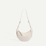 Shoulder Female Litchi Pattern Crescent Bag