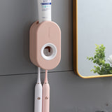 Toothpaste Dispenser for Bathroom - Plastic, Easy Squeeze & No Mess