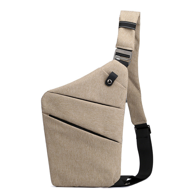 Canvas Chest Bag: Unisex Crossbody Shoulder Bag