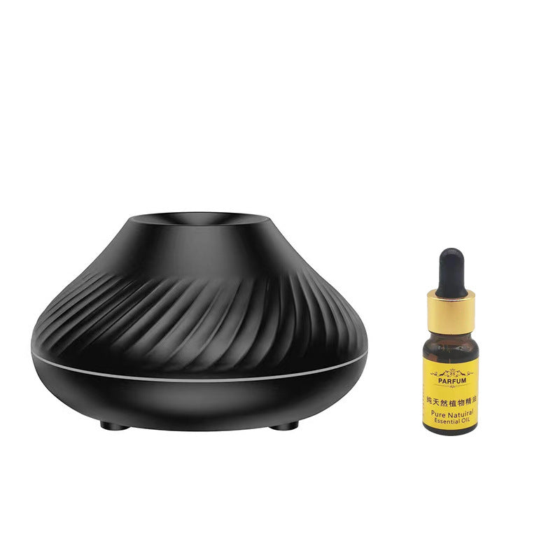 Drop Shipping RGB 130ML Flame Humidifier Diffuser Aroma Essential Oil Fire Flame Aroma Diffuser