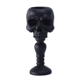 Three-dimensional Skull Column Candlestick Home Decoration