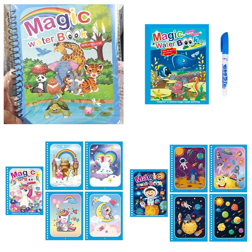 Magic Water Painting Book for Kids: Creative Fun & Learning