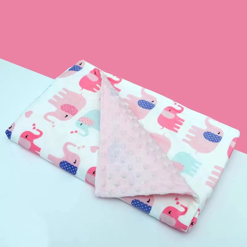 High Quality Baby Blanket Winter Flannel Fleece Flamingo Blanket - Minihomy