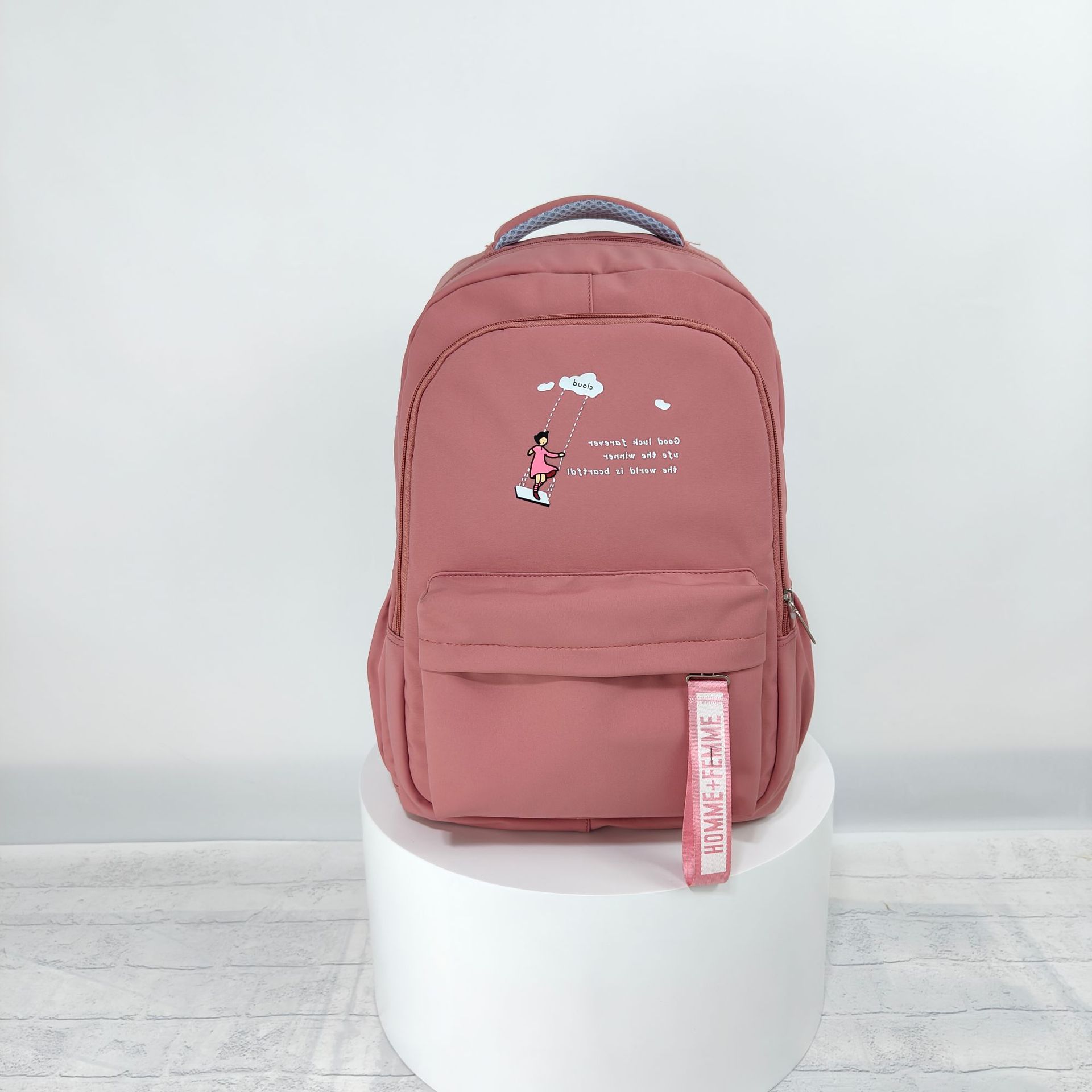 Large Capacity School Backpack: Casual & Multi-Functional