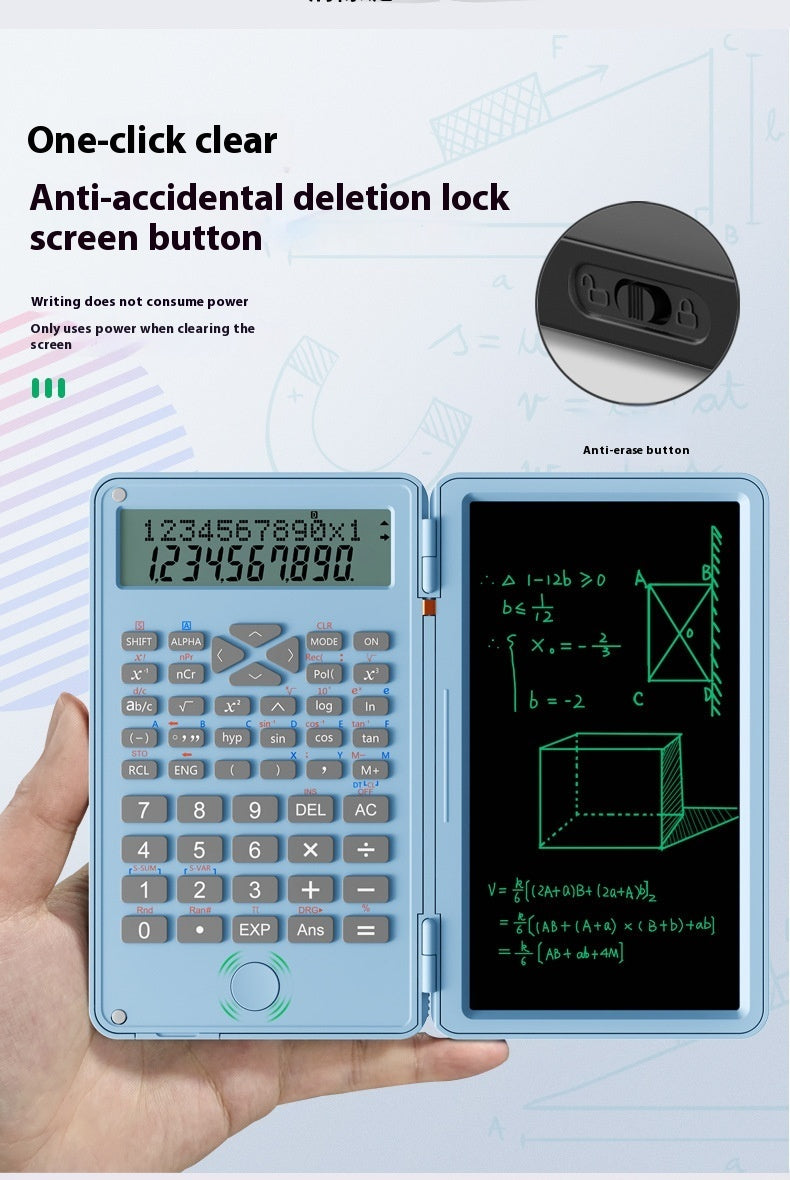 New Scientific Calculator Accounting Special Portable Mini Tablet Computing Machine Handwriting Board Exam Student - Minihomy