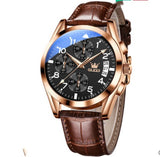 Luxury Mens Watches Waterproof Luminous Quartz