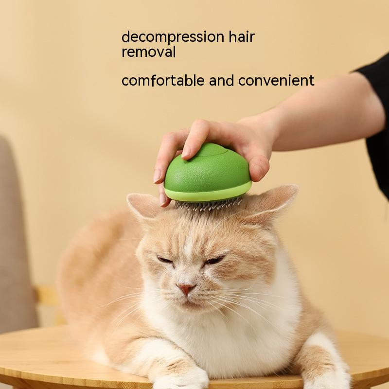 Cat Brush Hair Remover Cleaning Avocado Shaped Dog Grooming Tool Pet Combs - Minihomy