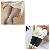 Fleece-lined Thickened Sheer Tights Leggings Transparent One-piece Superb Pantynose