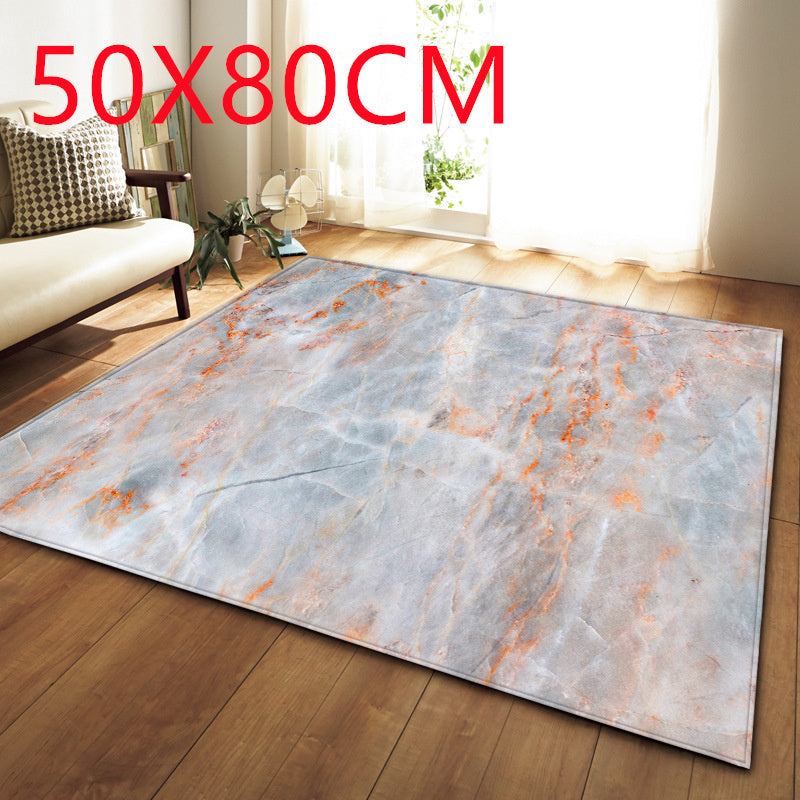 Marble Living Room Carpet Bedroom Restaurant Carpet - Minihomy