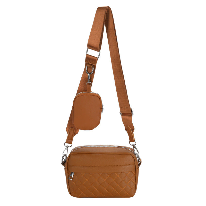 Ladies Solid Color Single-shoulder Bag