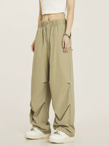 Vintage Pleated Parachute Pants Cargo Pants