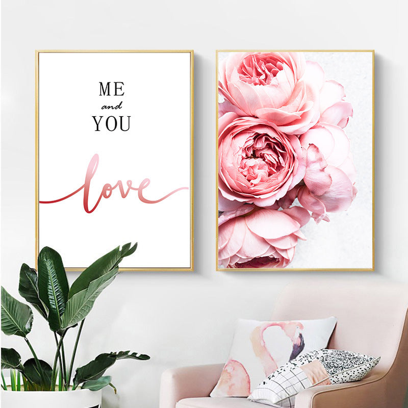 Modern Floral Posters And Hanging Paintings Decorative Painting - Minihomy