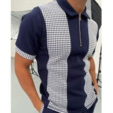 Men's Polo Shirt Men Solid Polo Shirts Brand Men Short-Sleeved Shirt