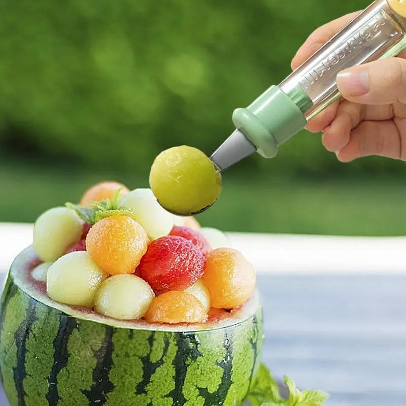 Fruit Baller Scoop, Melon Baller, Fruit Ball Cutter - Ergonomic Grip, Watermelon Scooper, Cookie Kitchen Gadgets - Minihomy