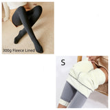 Fleece-lined Thickened Sheer Tights Leggings Transparent One-piece Superb Pantynose