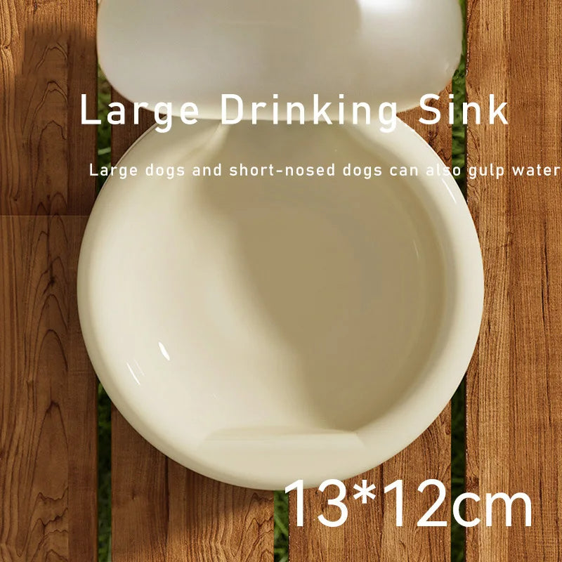 Portable Cat Dog Water Bottle with Foldable Drinking Bowl - 500ml Capacity - Minihomy