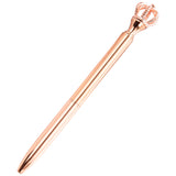 Crown Band Diamond Metal Ballpoint Pen Scepter Metal Pen - Minihomy