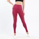 Seamless Knitted Peach Hip Lift Fitness Exercise Tight-fitting High-waist Yoga Pants