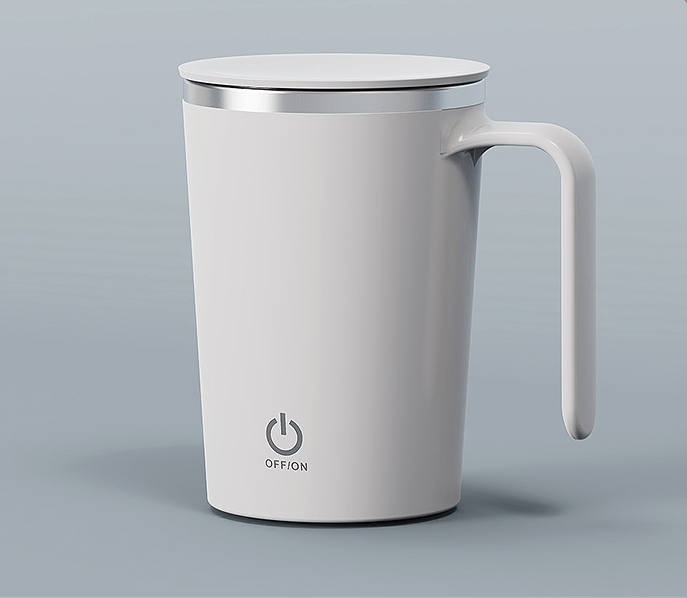 Electric Mixing Cup - Automatic Stirring Coffee Mug with Lazy Rotating Design