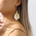 Colorful Flowers Long European And American Style Holiday Alloy Dripping Earrings - Minihomy