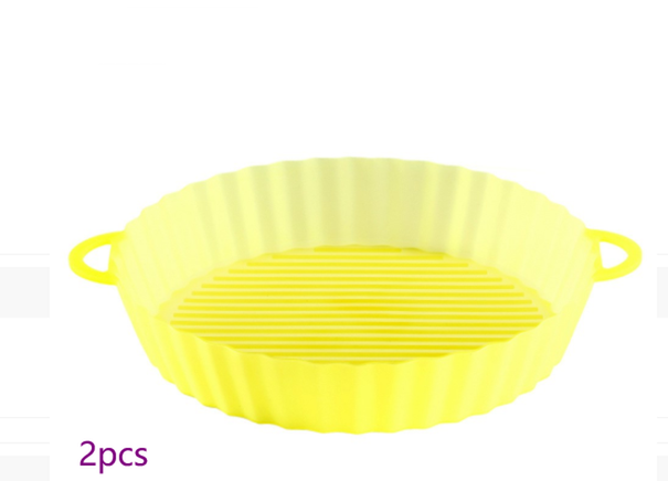 Air Fryer Tray Silicone Kitchen Supplies AirFryer Silicone Pot Grill Pan Accessories - Minihomy