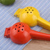 Kitchen Gadgets Colored Handle Manual Lemon Press Plastic Fruit Juicer - Minihomy