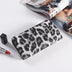 Long Zipper Women Wallets Bright Leather Black and White Wallet - Minihomy